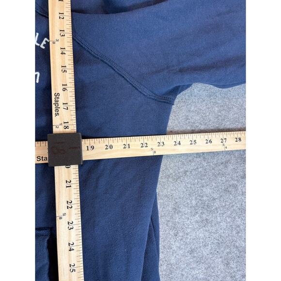 Aeropostale Full Zip Sweatshirt Mens 2XL Blue NY EST 1987 Embroidered Spellout - Picture 5 of 7